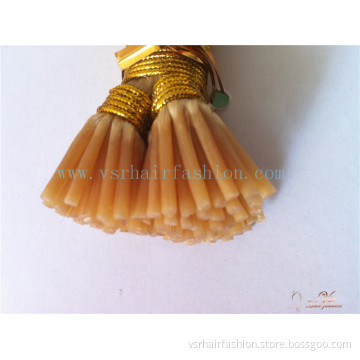 Remy Human Hair/100% Human Hair Pre-Boned Hair Hair Blonde Color/Human Hair Extension